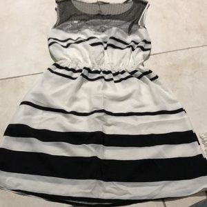 Black and white dress